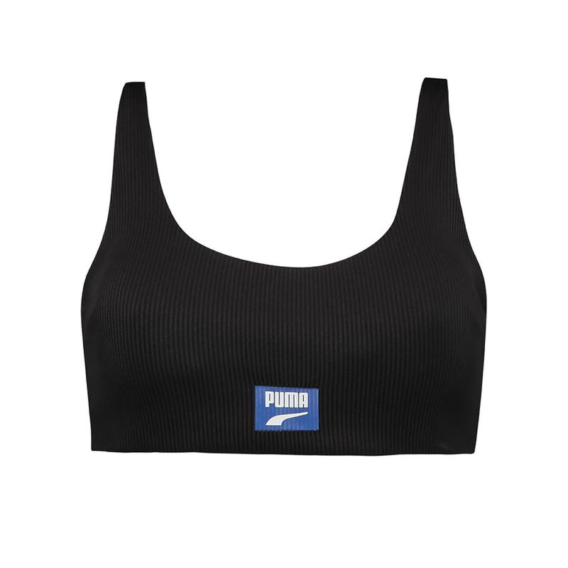 Ženski kupaći gornji deo Puma Swim ribed scoop neck