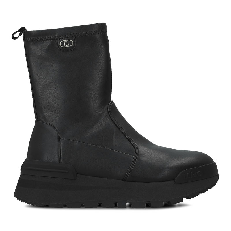 Ženske čizme Liu Jo Amazing 22 mid sneaker stretch spreading black