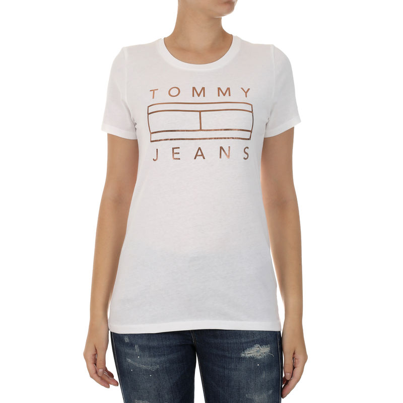 Ženska majica Tommy Hilfiger TJW METALLIC LOGO TEE