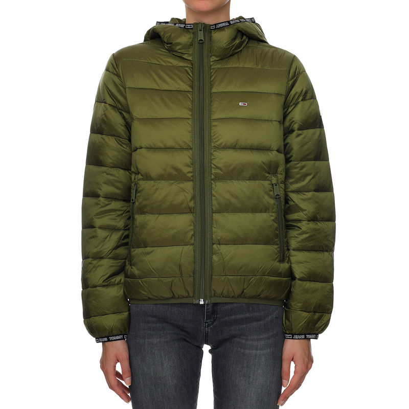 Ženska zimska jakna Tommy Hilfiger QUILTED TAPE HOODED JACKET