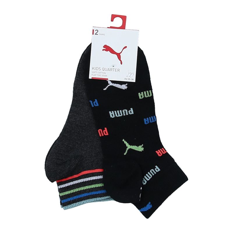 Dečije čarape Puma CHILDREN LOGO AOP QUARTER 2P