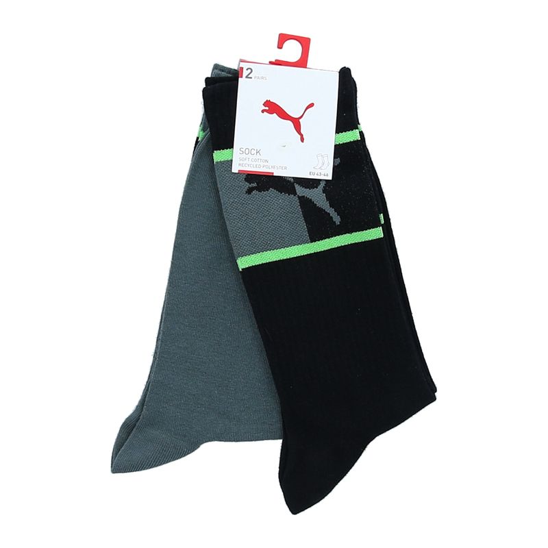 Muške čarape Puma MEN BLOCKED LOGO SOCK 2P