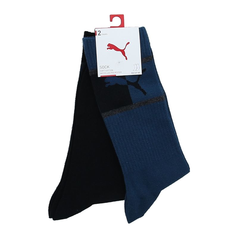 Muške čarape Puma MEN BLOCKED LOGO SOCK 2P