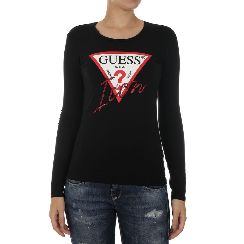 Ženska majica Guess LS CN ICON TEE