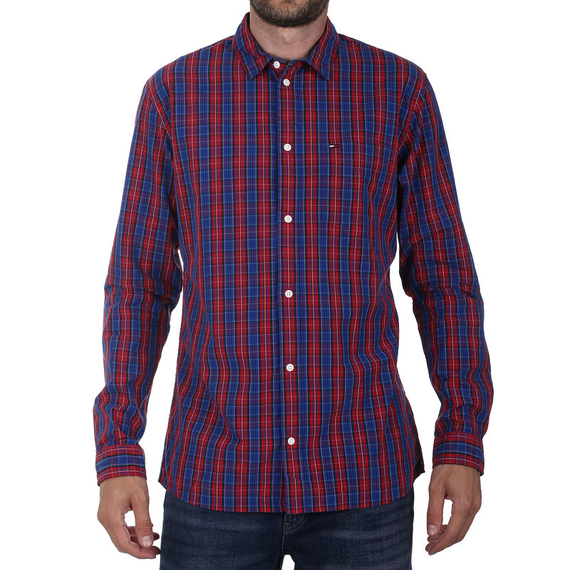 Muška košulja TOMMY HILFIGER TJM ESSENTIAL MINI CHECK SHIRT