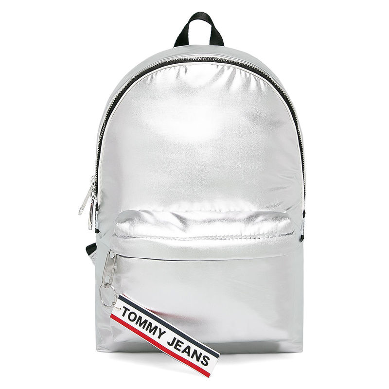 Ženski ranac Tommy Hilfiger TJW LOGO TAPE MI BACKPACK SILVER