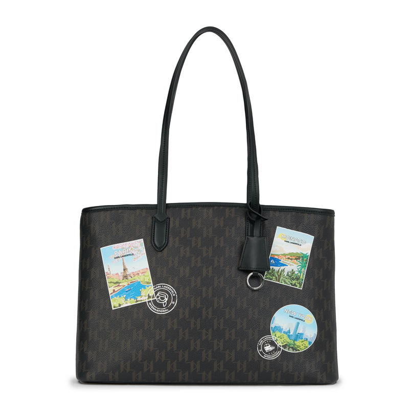 Ženska torba Karl Lagerfeld Ikon monogram cc md tote