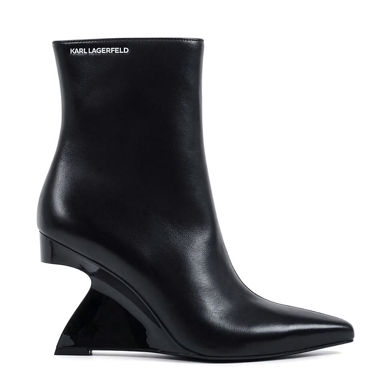 Ženske čizme Karl Lagerfeld Waverly midi boot lthr