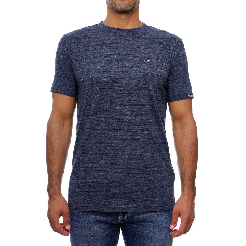 Muška majica Tommy Hilfiger-BRANDED SLEEVE HEATHER TEE