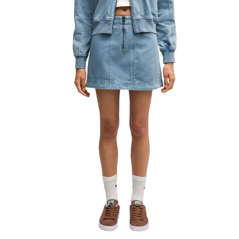 Ženska suknja Puma Future.puma.archive washed twill skirt