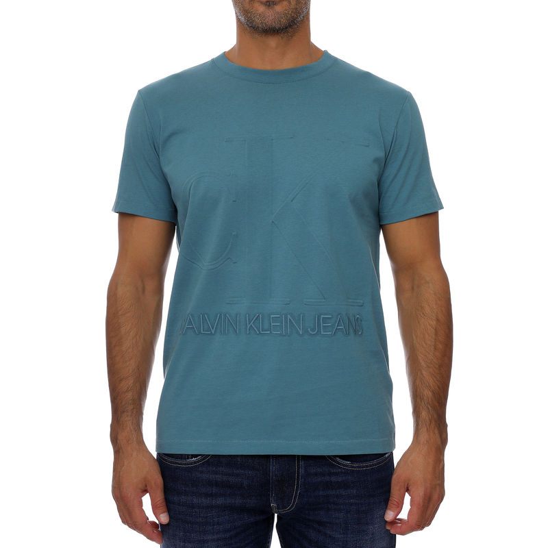 Mu ka majica Calvin Klein EMBOSSED REGULAR FIT TEE
