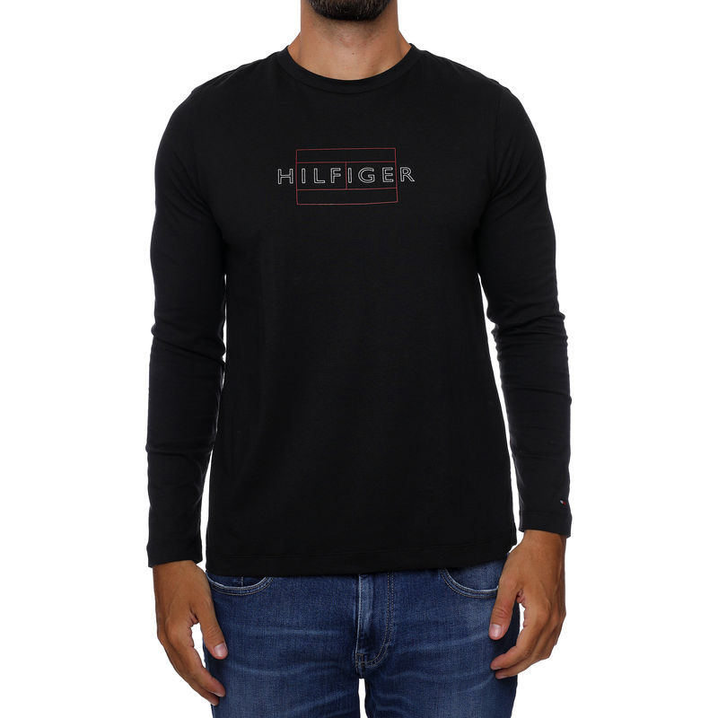 Muški duks Tommy Hilfiger LINEAR FLAG LONG SLE
