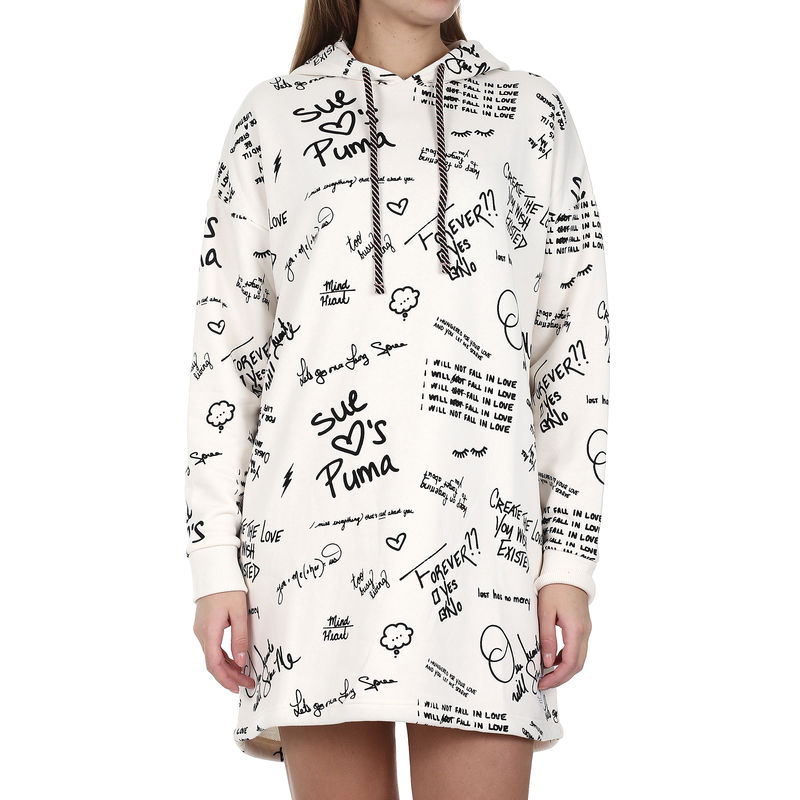 Ženska haljina Puma x SUE TSAI AOP HOODED DRESS