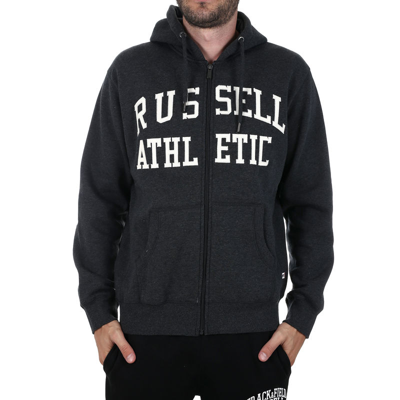 Muški duks RUSSELL ATHLETIC ZIP THROUGH TACKLE TWILL HOODY