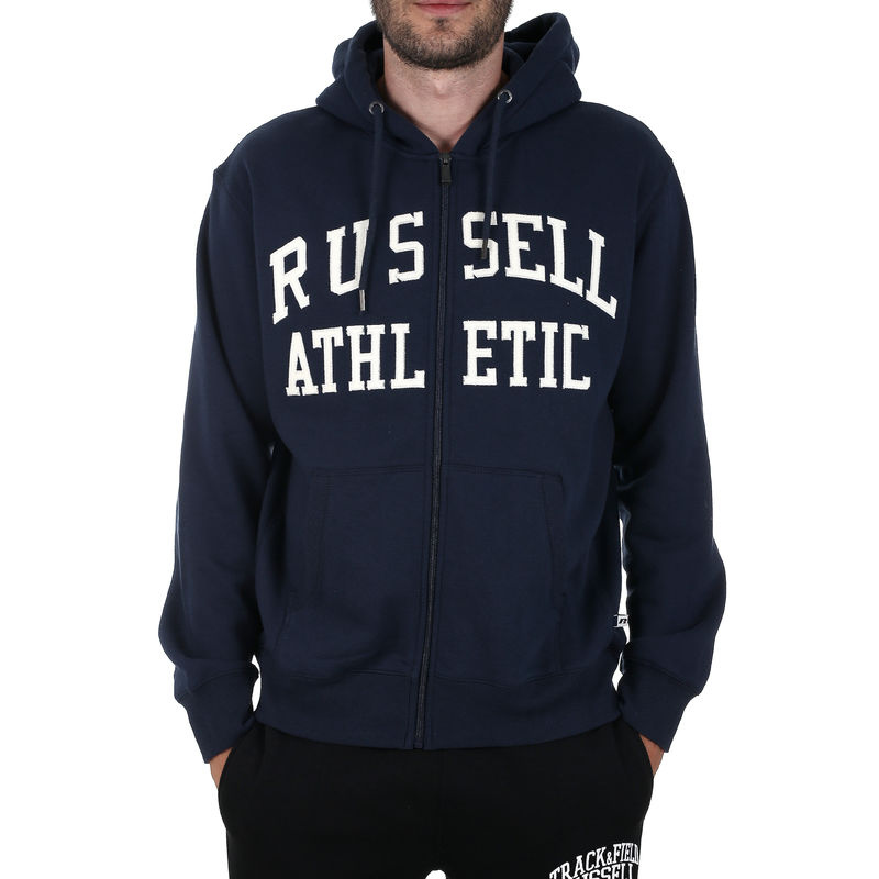 Muški duks RUSSELL ATHLETIC ZIP THROUGH TACKLE TWILL HOODY