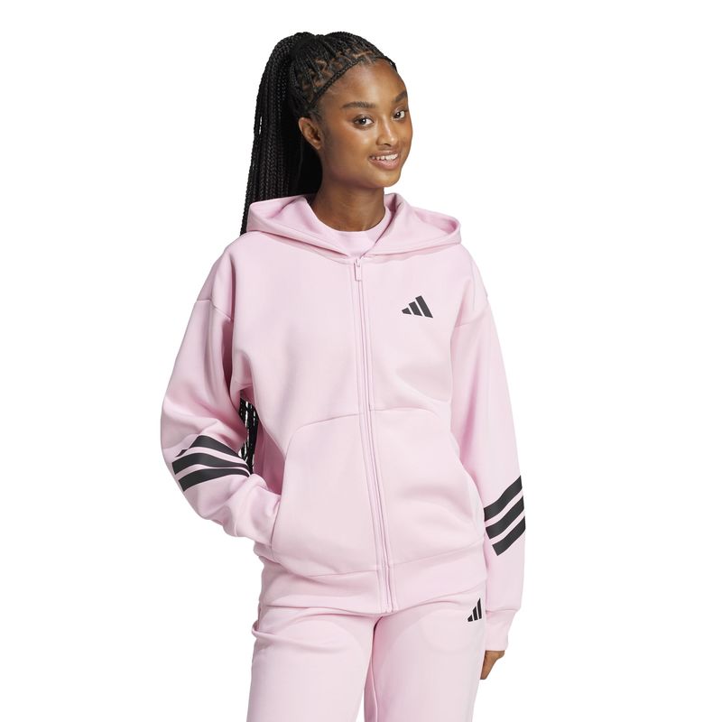 Ženski duks adidas W fi 3s fz hd