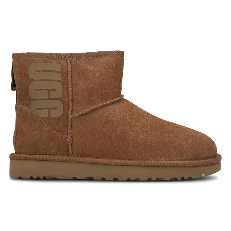 Ženske čizme Ugg CLASSIC MINI UGG RUBBER LOGO