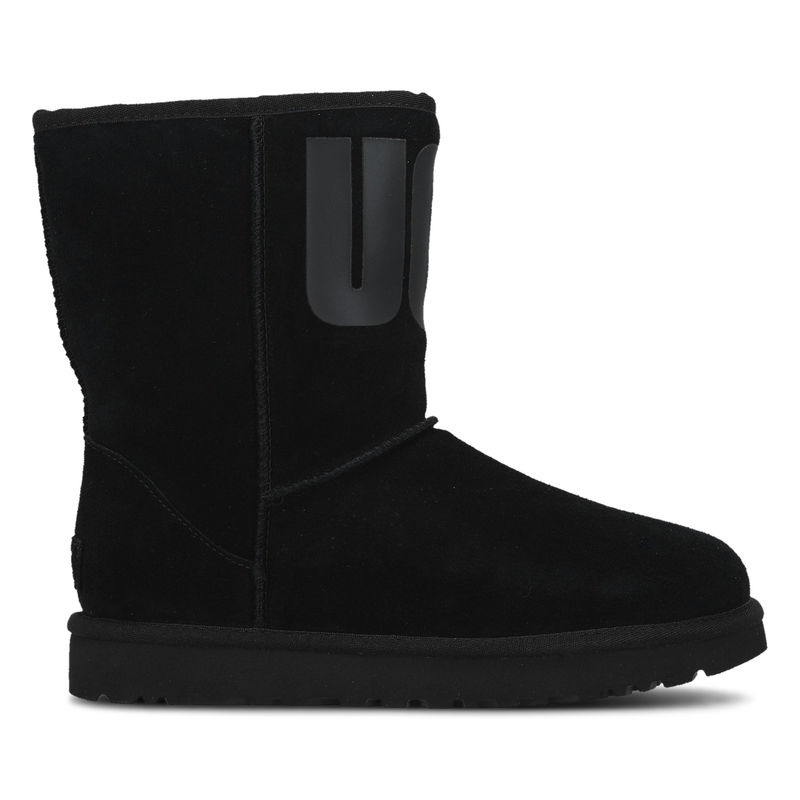 Ženske čizme Ugg CLASSIC SHORT UGG RUBBER LOGO