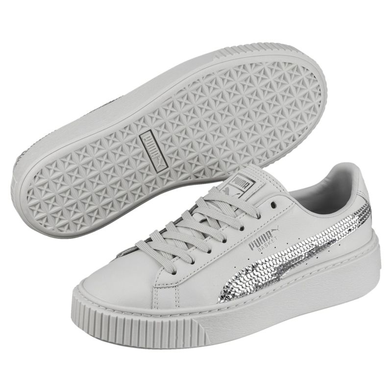 puma basket platform bling junior