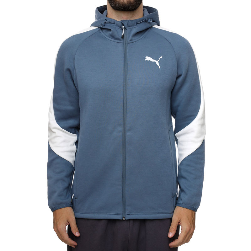 Muški duks Puma EVOSTRIPE FULL-ZIP HOODIE