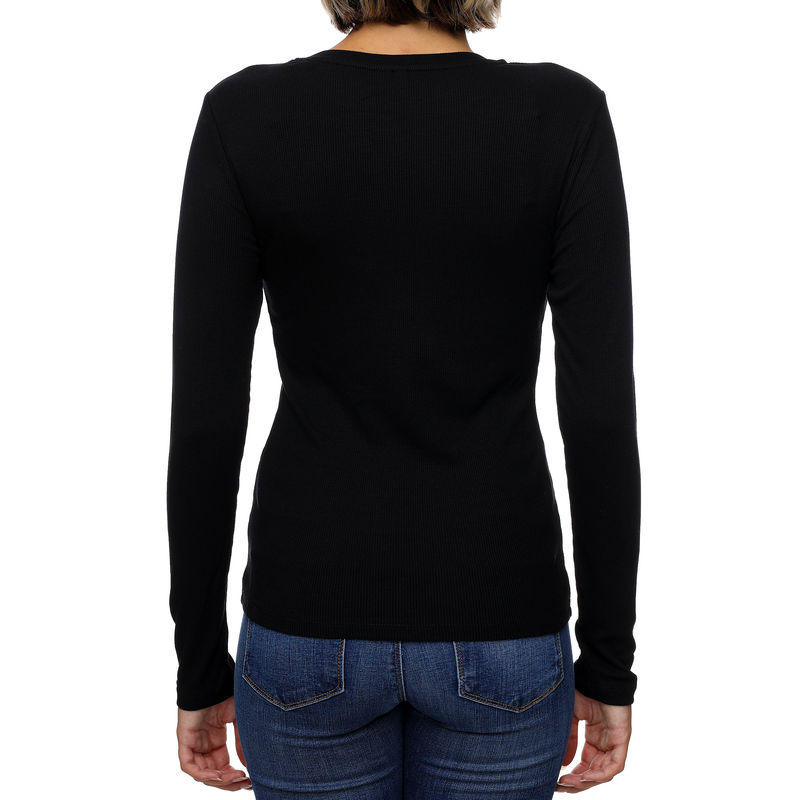 VERO MODA Vmseja LS Lace Top Wvn - Camicetta Donna A Maniche Lunghe Con Pizzo, Scollo Rotondo E Vestibilità Normale, Modello 10295889