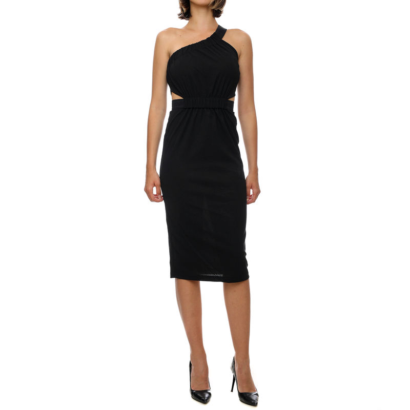 Ženska haljina Karl Lagerfeld Cut Out Jersey Dress