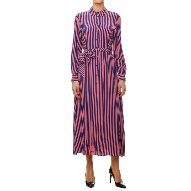 Ženska haljina Tommy Hilfiger VISCOSE LONG SHIRT D