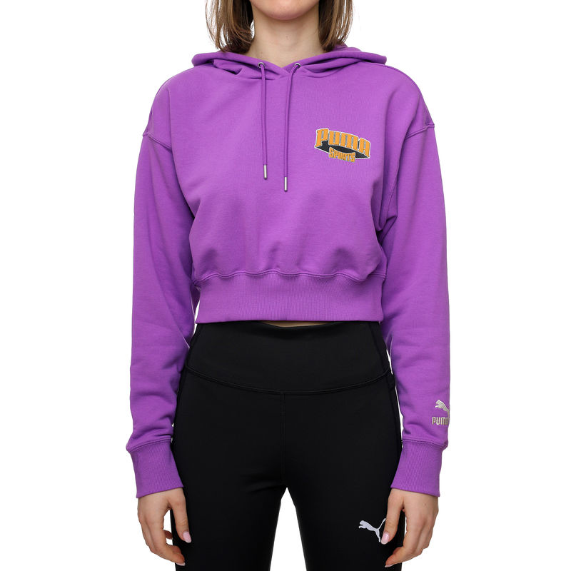 Ženski duks Puma Team for the fanbase cropped hoodie tr