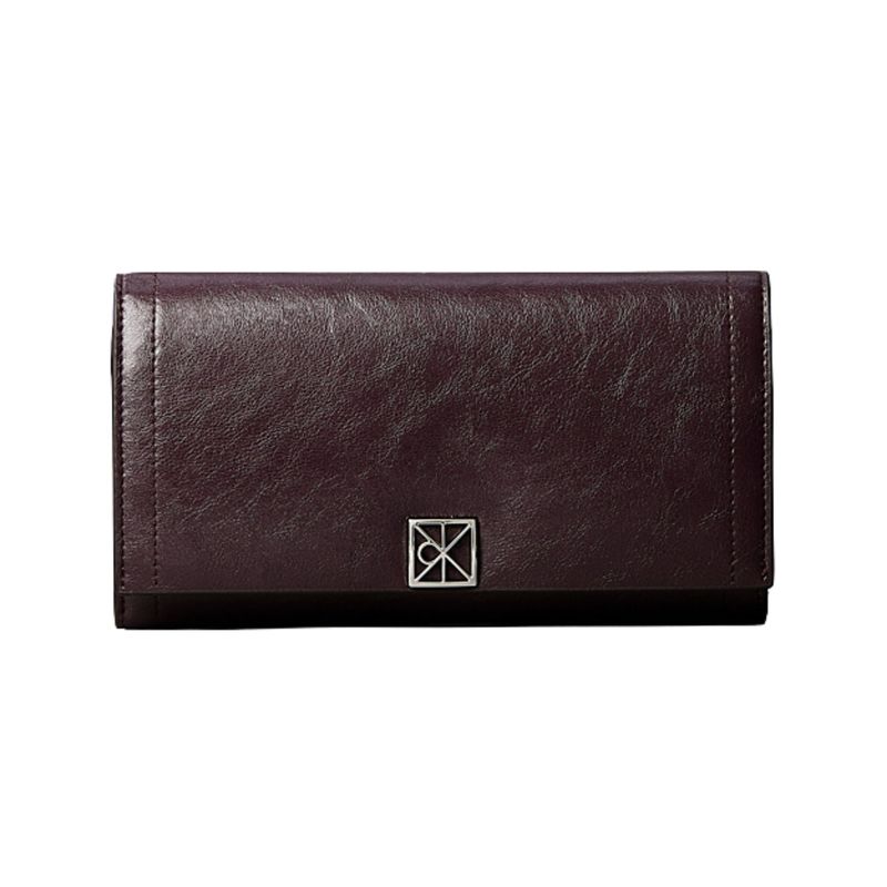 Ženski novčanik Calvin Klein Emblem hw long bifold