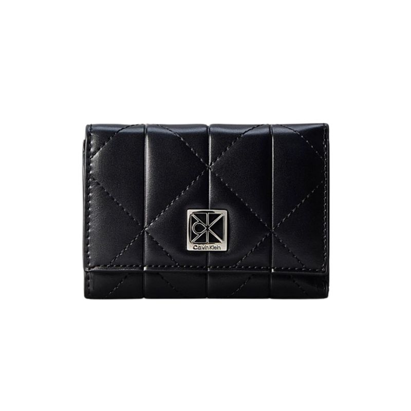 Ženski novčanik Calvin Klein Quilt zip bill fold