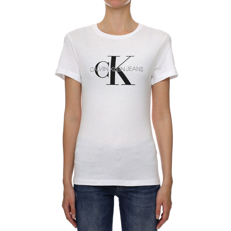 Ženska majica Calvin Klein CORE MONOGRAM LOGO REGULAR FIT TEE