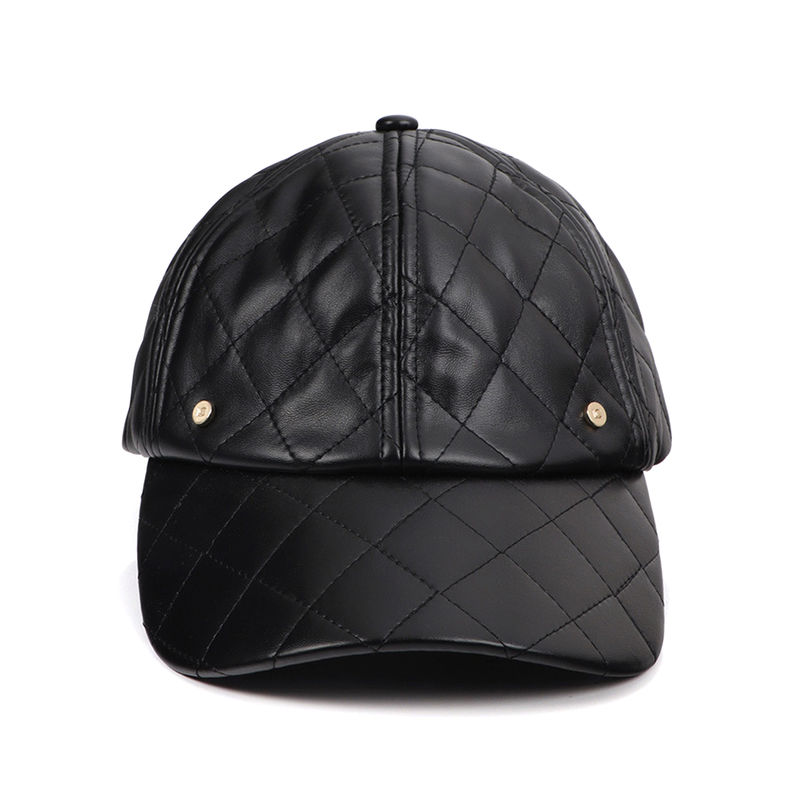 Ženska kapa Lola Faux leather effect visor