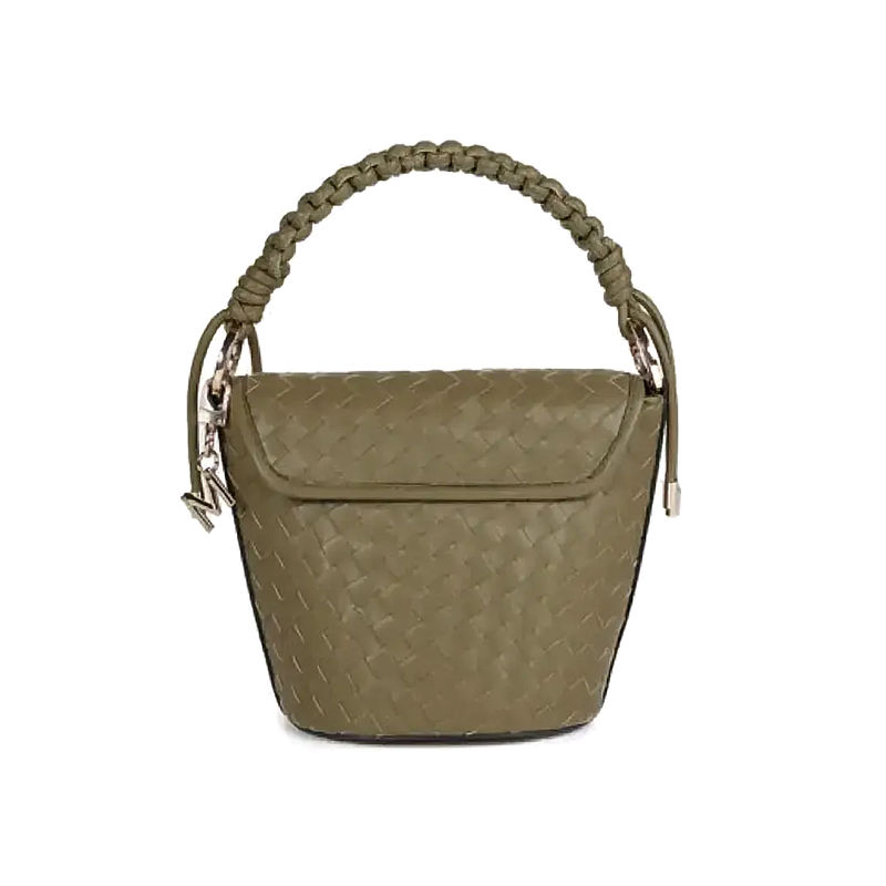 Ženska torba Lola By maite woven effect faux leather crossbody bag
