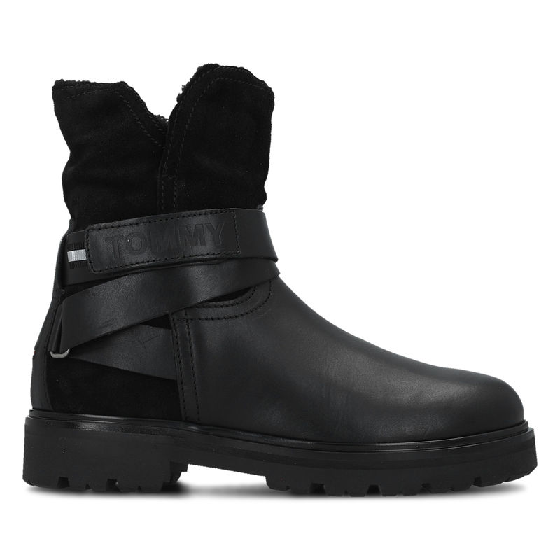 tommy hilfiger double detail long boot