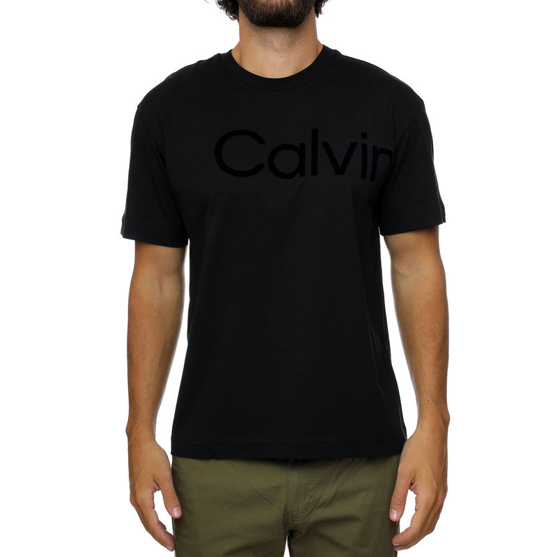 Muška majica Calvin Klein FLOCK LOGO COMFORT T-SHIRT