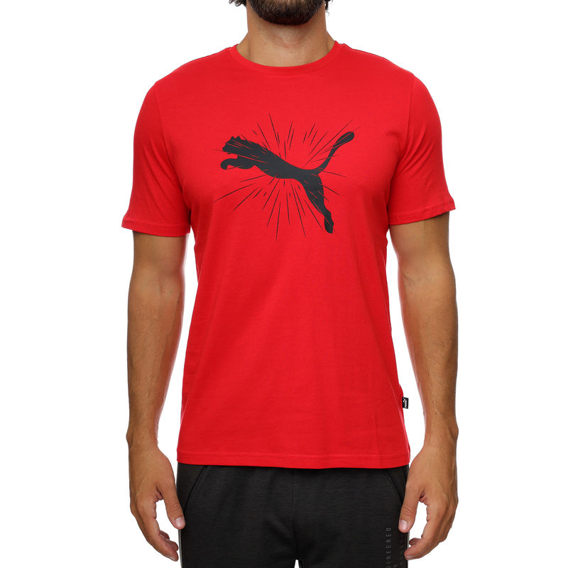 Muška majica Puma Cat Graphic Tee High Risk Red