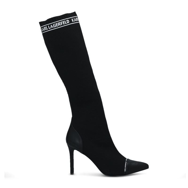 Ženske čizme Karl Lagerfeld PANDORA HI LEG KNIT BOOT