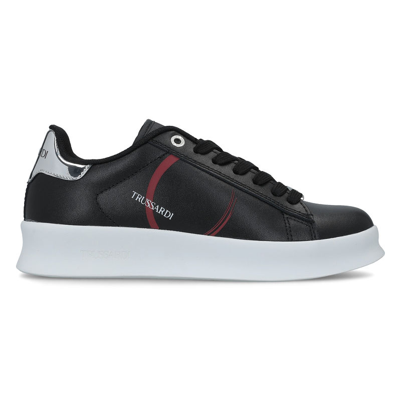 Ženske patike Trussardi ANEMONE ACTION LEATHER LOGO PRINT