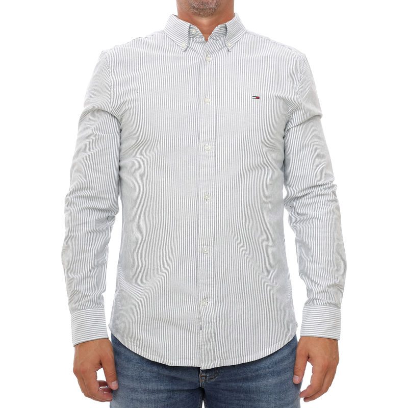 Muška košulja Tommy Hilfiger tjm slim stripe oxford shirt ext