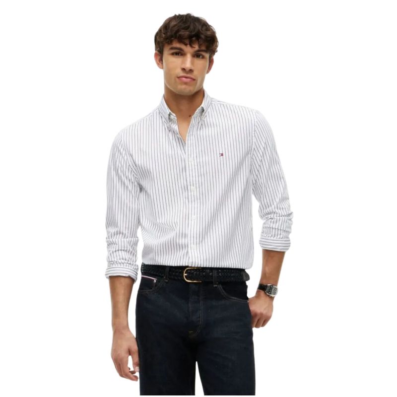 Muška košulja Tommy Hilfiger flex hairline poplin rf shirt