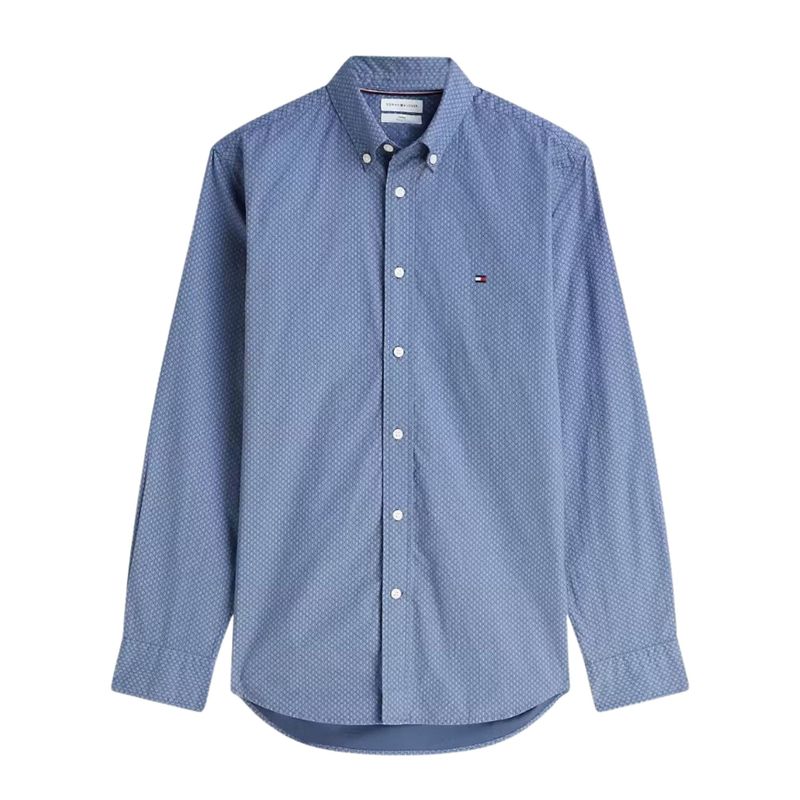 Muška košulja Tommy Hilfiger flex poplin geo print rf shirt