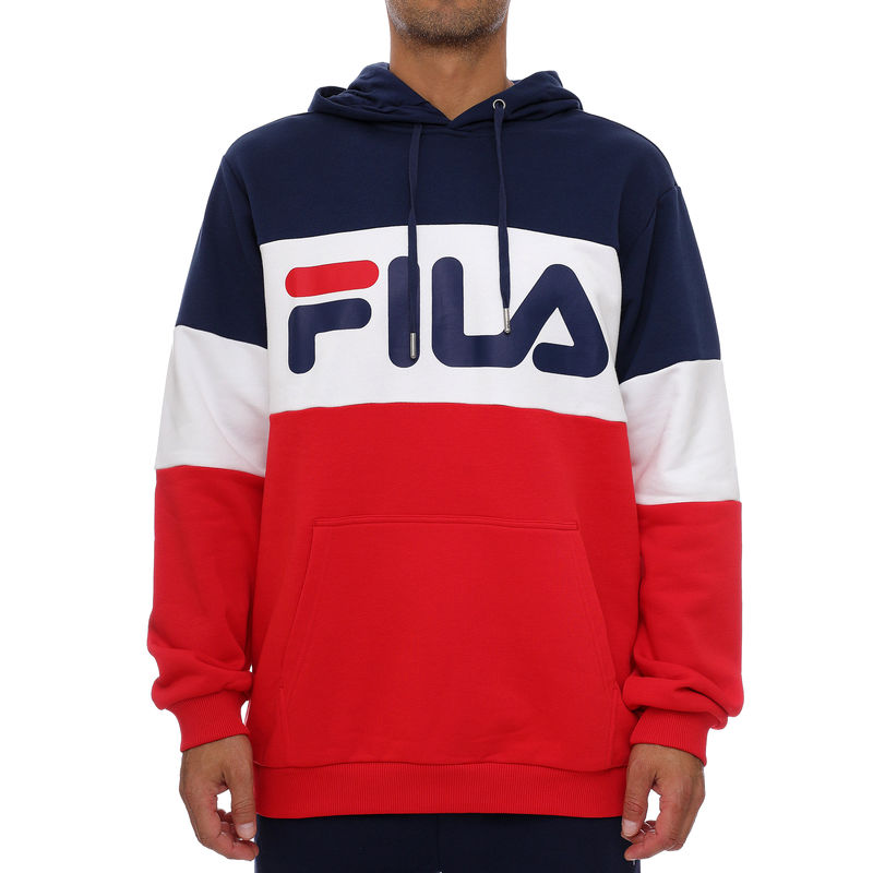 Muški duks Fila NIGHT BLOCKED HOODY