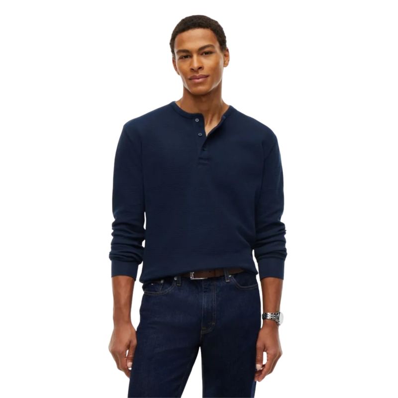 Muški duks Tommy Hilfiger tjm reg washed waffle henley