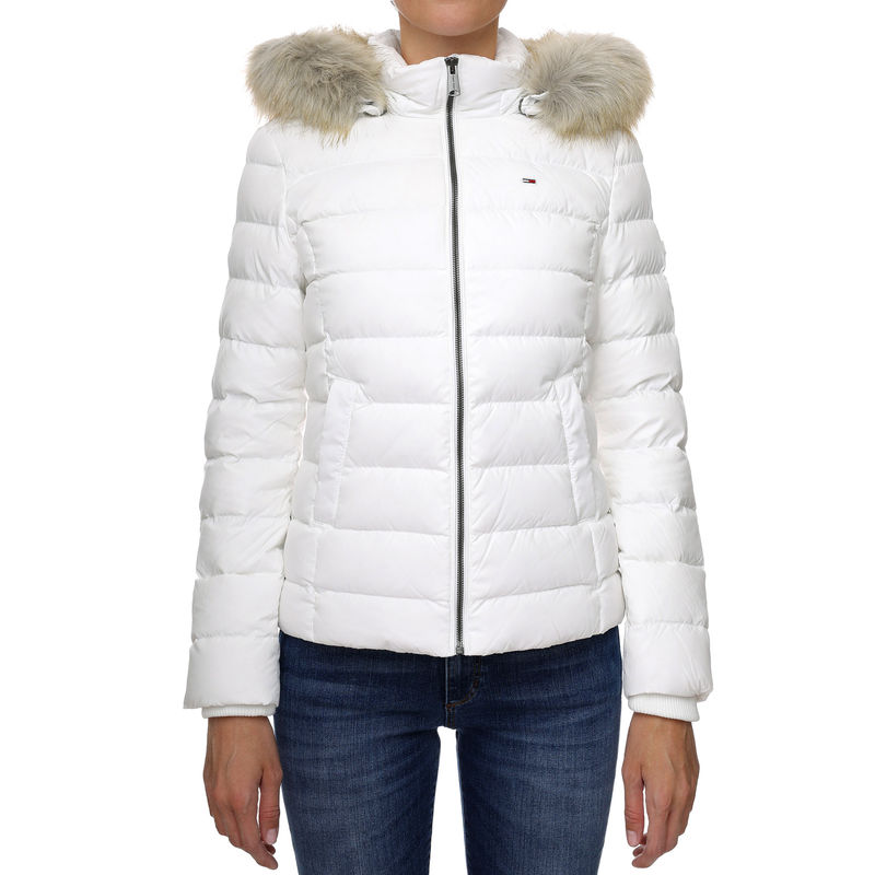 Ženska zimska jakna Tommy Hilfiger-BASIC HOODED DOWN JACKET