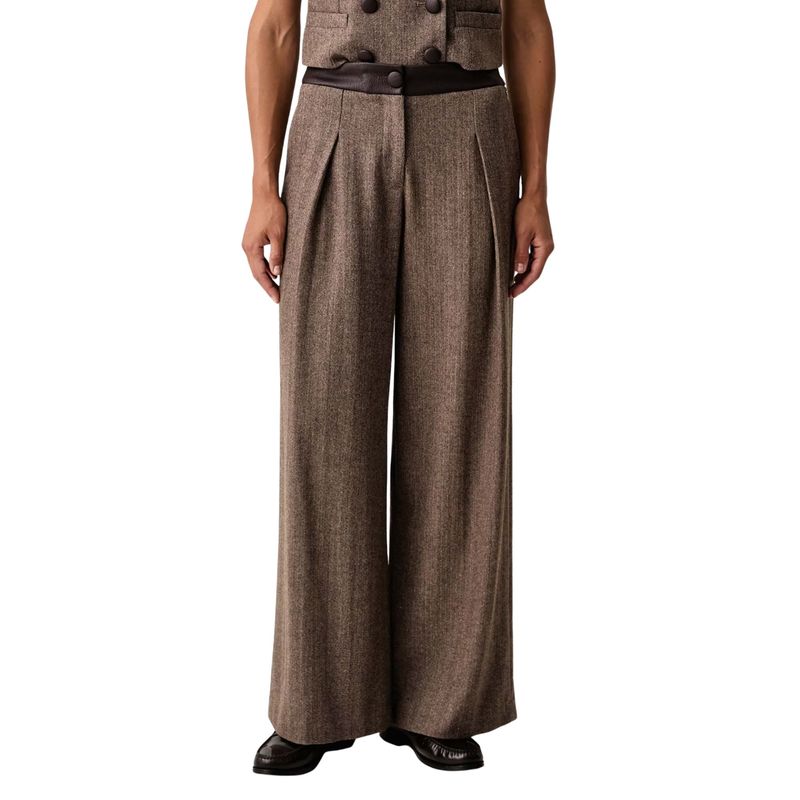 Ženske pantalone Armani Exchange trouser