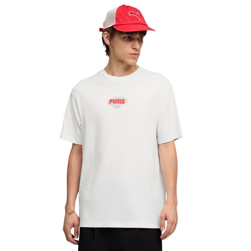 Muška majica Puma Ess logo lab relaxed story 1 tee