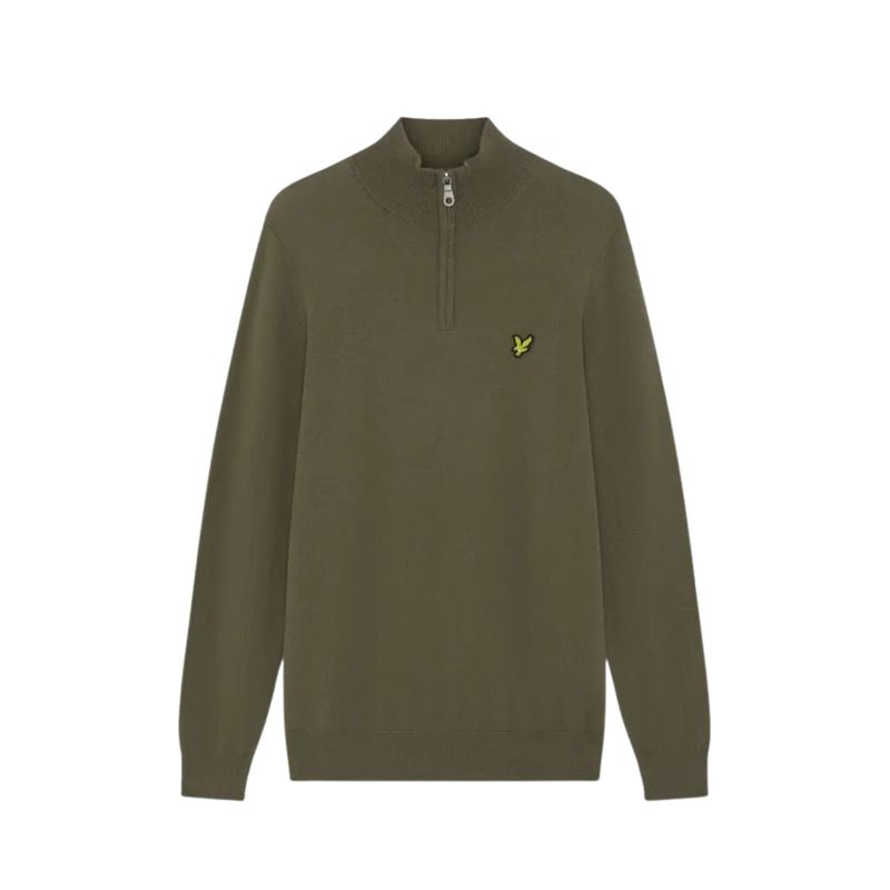 Muški džemper Lyle&scott Cotton merino quarter zip jumper