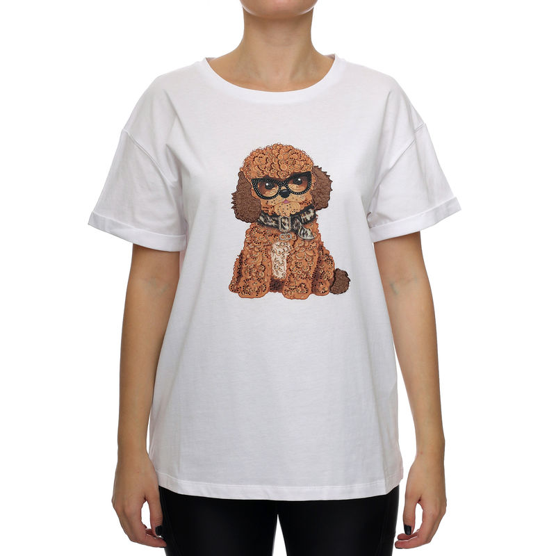 Ženska majica Liu Jo Jersey And Animals T-Shirt