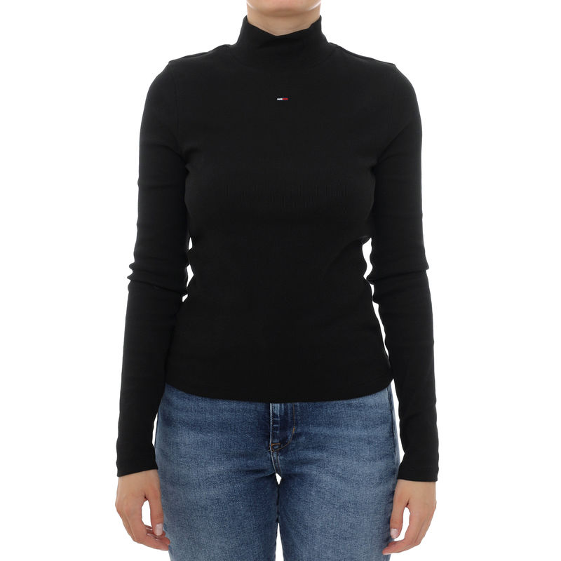 Ženska majica Tommy Hilfiger Tjw Essential Mock Neck