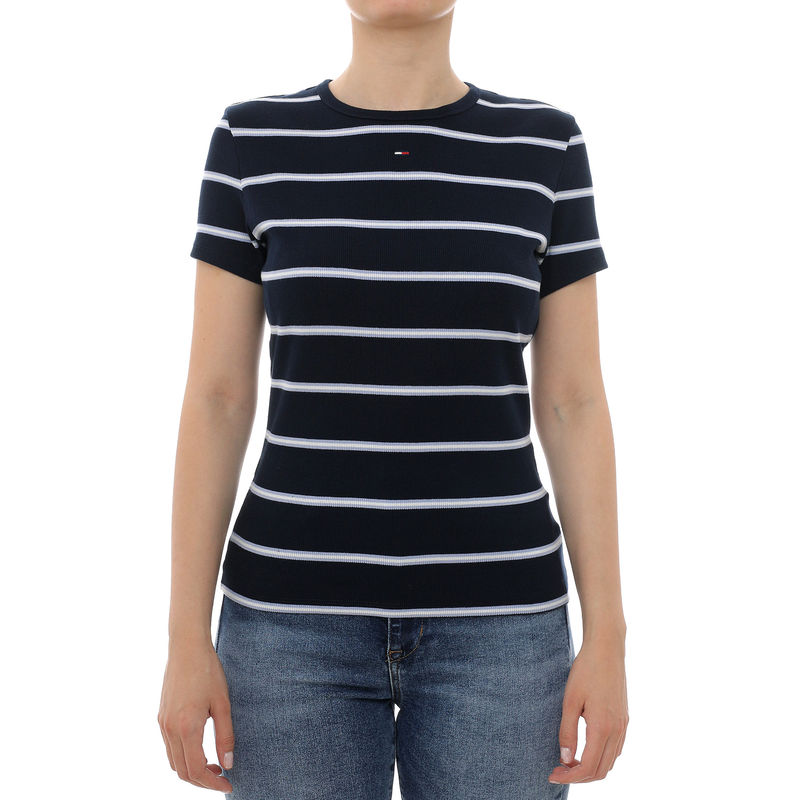 Ženska majica Tommy Hilfiger Tjw slim essential rib ss
